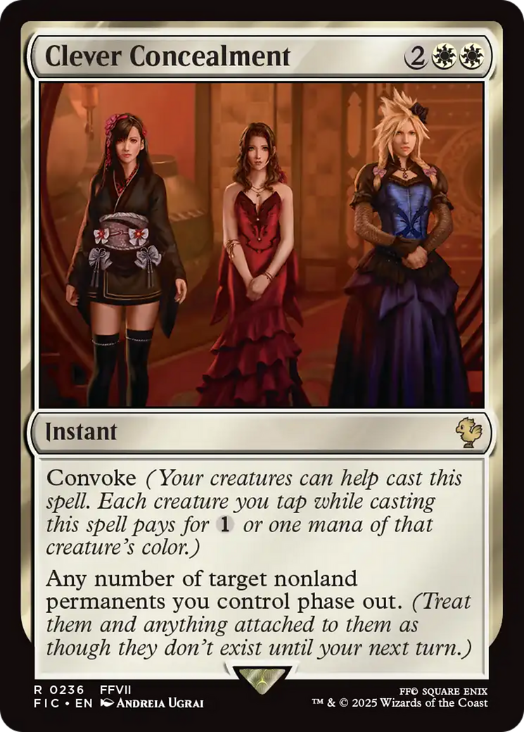 Clever Concealment [FINAL FANTASY Commander] | Jomio and Rueliete's Cards and Comics