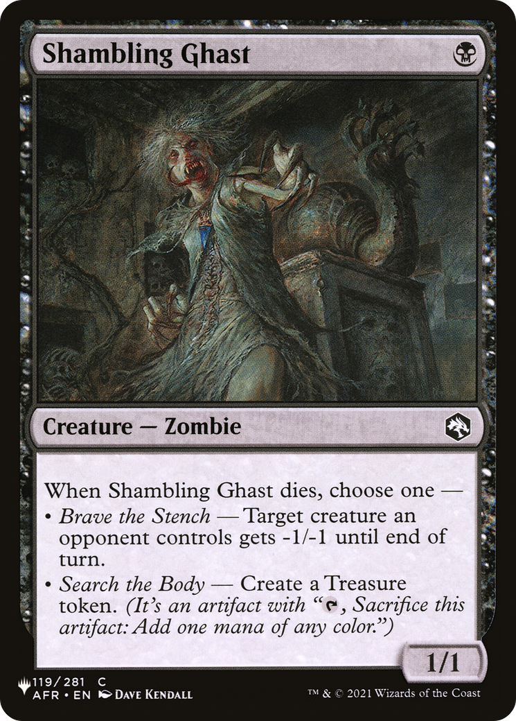 Shambling Ghast [The List] | Jomio and Rueliete's Cards and Comics