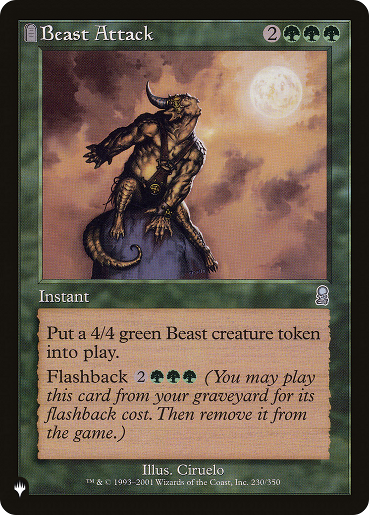Beast Attack [The List] | Jomio and Rueliete's Cards and Comics