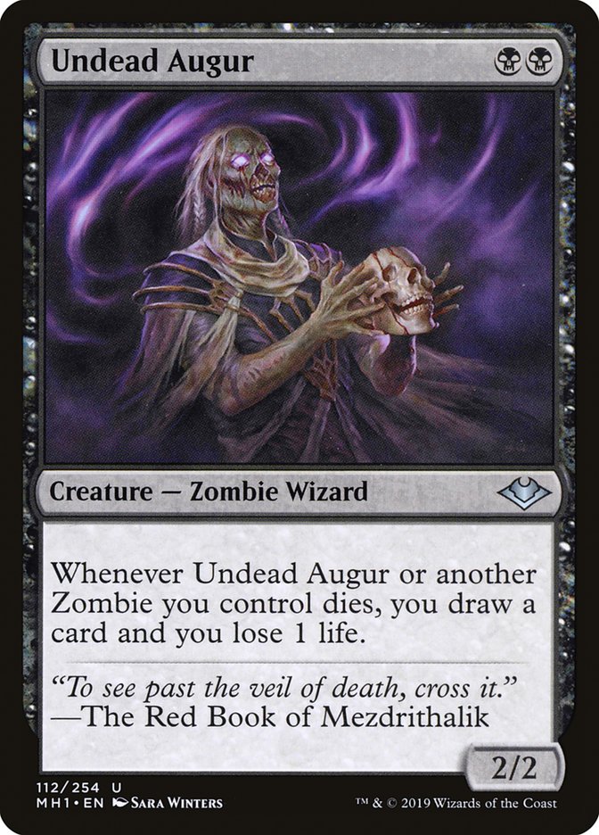 Undead Augur [Modern Horizons] | Jomio and Rueliete's Cards and Comics