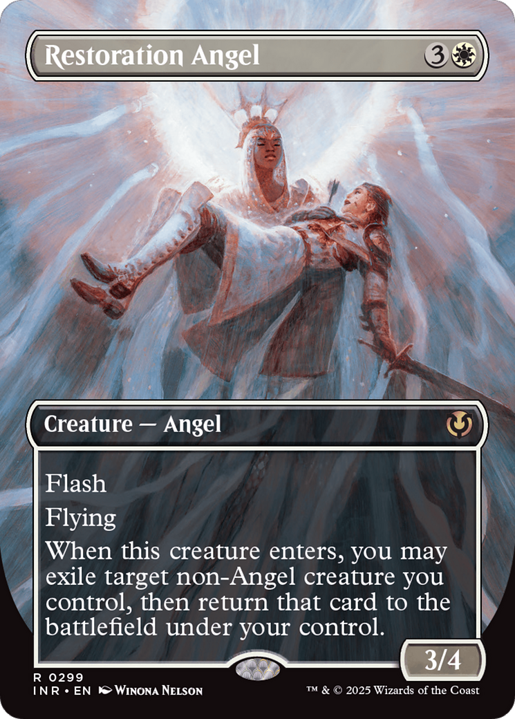 Restoration Angel (Borderless) [Innistrad Remastered] | Jomio and Rueliete's Cards and Comics