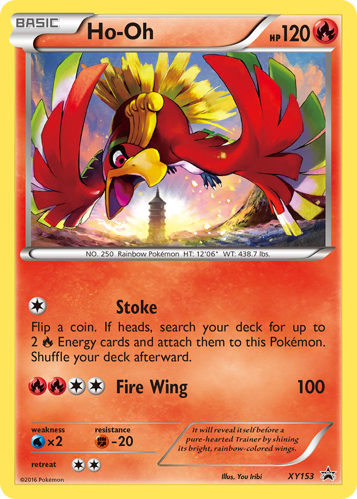 Ho-Oh (XY153) [XY: Black Star Promos] | Jomio and Rueliete's Cards and Comics