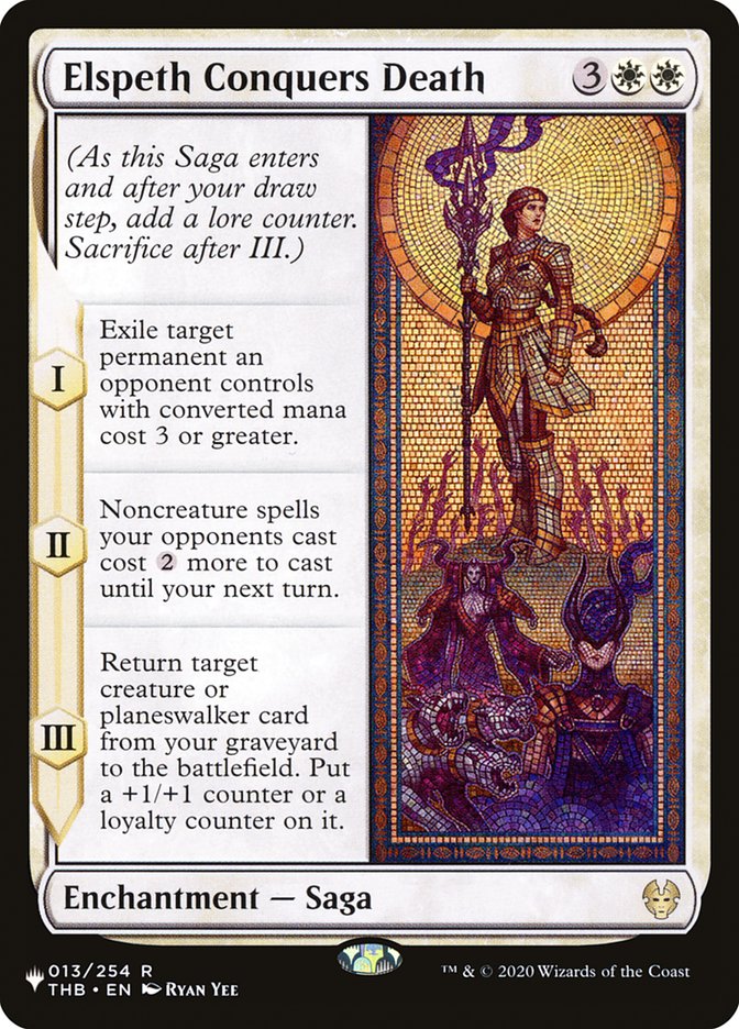 Elspeth Conquers Death [The List] | Jomio and Rueliete's Cards and Comics
