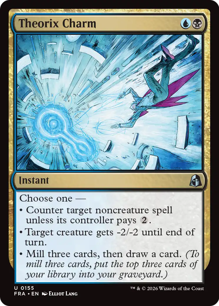 Theorix Charm [Reality Fracture] | Jomio and Rueliete's Cards and Comics