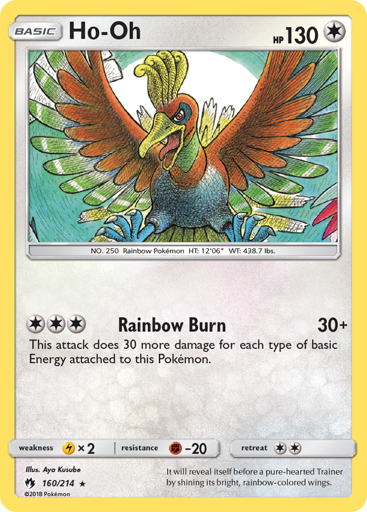 Ho-Oh (160/214) [Sun & Moon: Lost Thunder] | Jomio and Rueliete's Cards and Comics