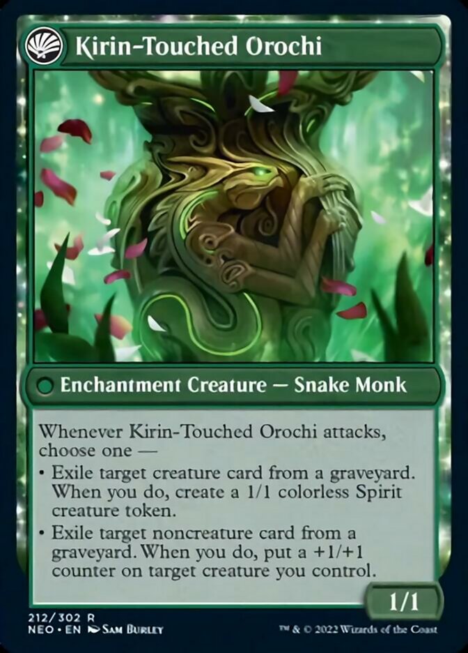 Teachings of the Kirin // Kirin-Touched Orochi [Kamigawa: Neon Dynasty] | Jomio and Rueliete's Cards and Comics