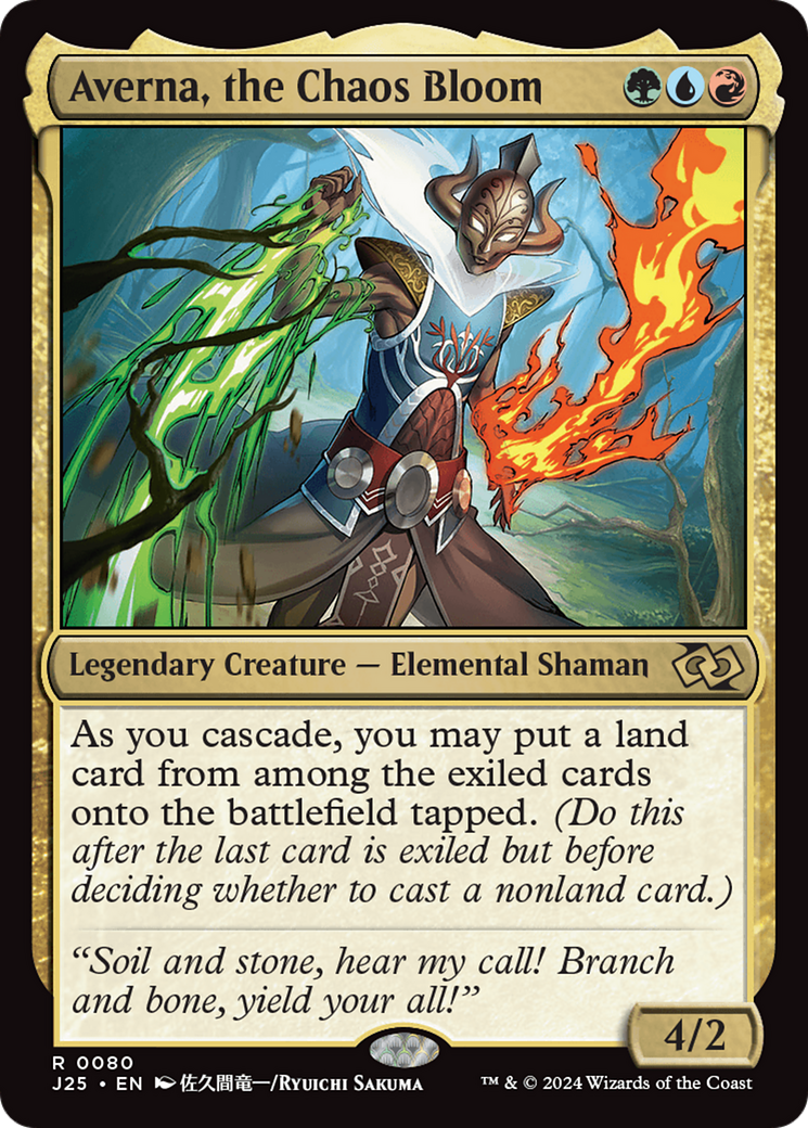 Averna, the Chaos Bloom [Foundations Jumpstart] | Jomio and Rueliete's Cards and Comics