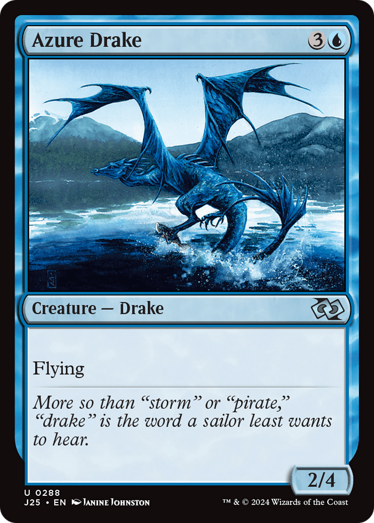 Azure Drake [Foundations Jumpstart] | Jomio and Rueliete's Cards and Comics
