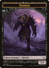 Horror // Zombie Double-Sided Token [Archenemy: Nicol Bolas Tokens] | Jomio and Rueliete's Cards and Comics