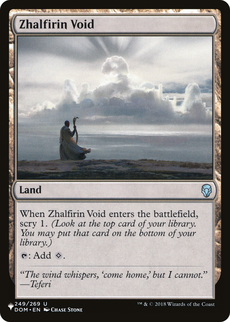 Zhalfirin Void [The List] | Jomio and Rueliete's Cards and Comics