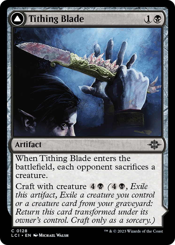 Tithing Blade [The Lost Caverns of Ixalan] | Jomio and Rueliete's Cards and Comics