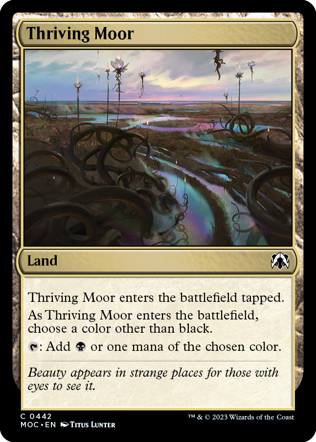 Thriving Moor [March of the Machine Commander] | Jomio and Rueliete's Cards and Comics