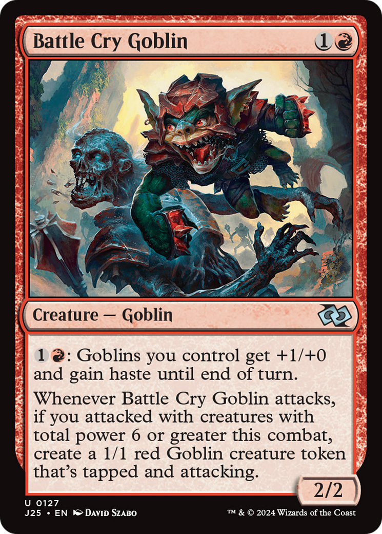 Battle Cry Goblin [Foundations Jumpstart] | Jomio and Rueliete's Cards and Comics