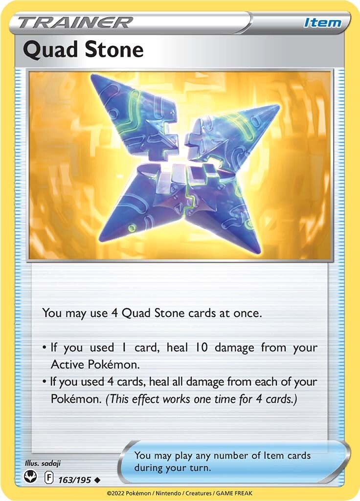 Quad Stone (163/195) [Sword & Shield: Silver Tempest] | Jomio and Rueliete's Cards and Comics