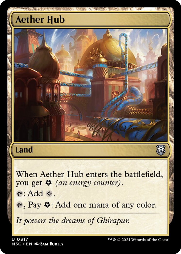 Aether Hub [Modern Horizons 3 Commander] | Jomio and Rueliete's Cards and Comics