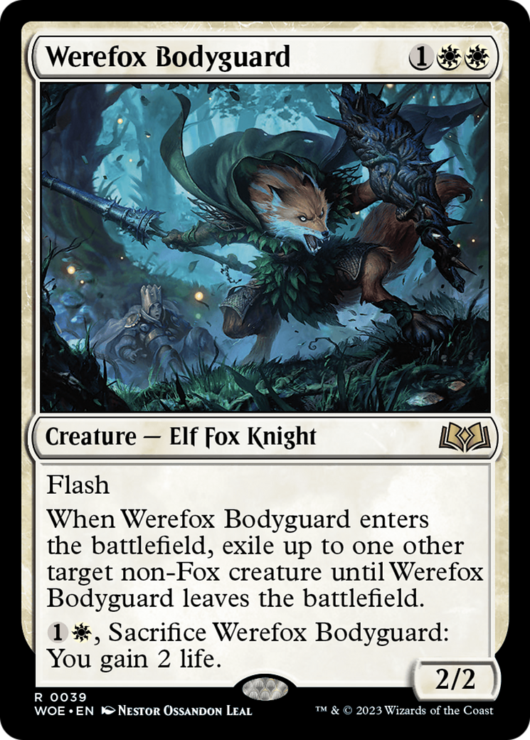 Werefox Bodyguard [Wilds of Eldraine] | Jomio and Rueliete's Cards and Comics