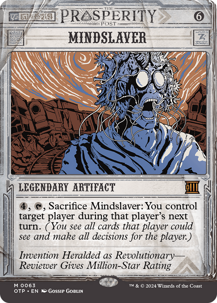 Mindslaver [Outlaws of Thunder Junction: Breaking News] | Jomio and Rueliete's Cards and Comics