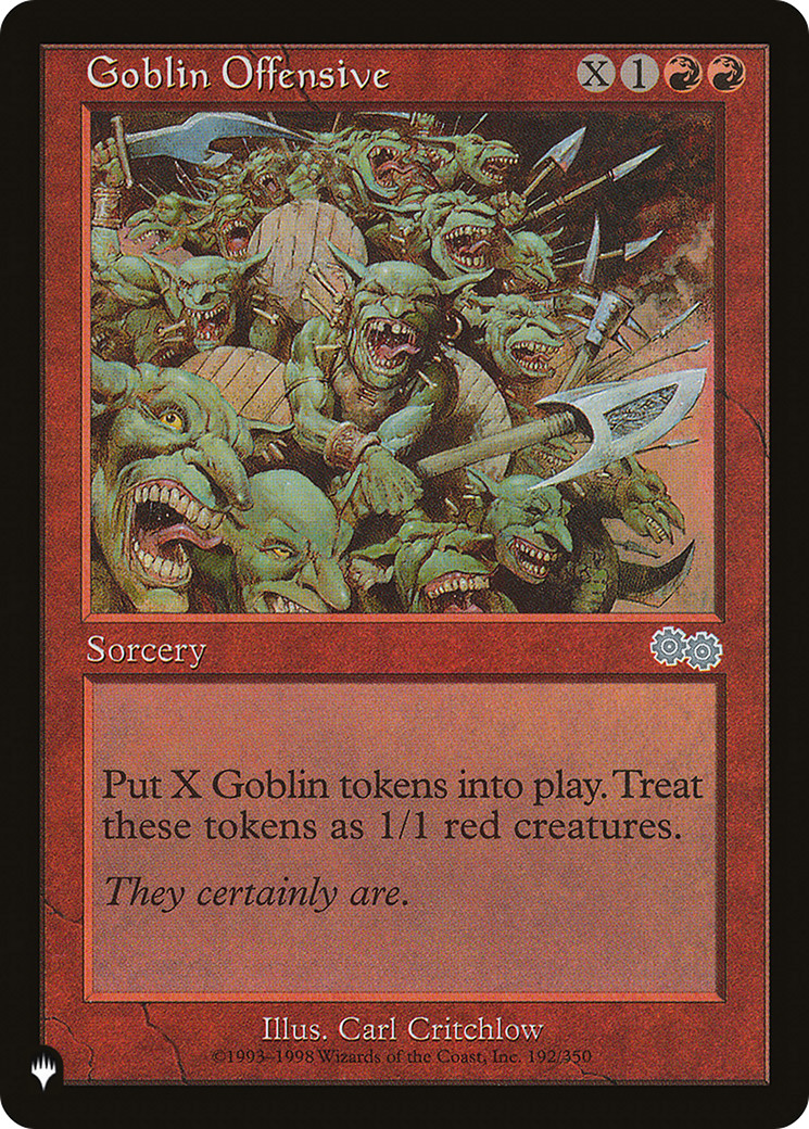 Goblin Offensive [The List] | Jomio and Rueliete's Cards and Comics