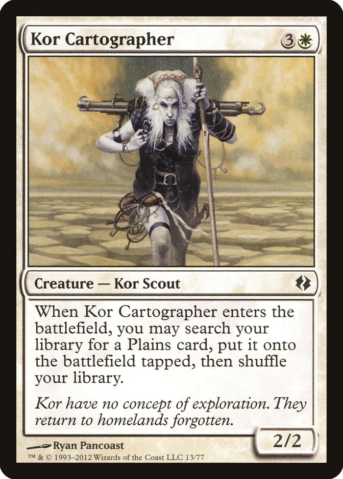 Kor Cartographer [Duel Decks: Venser vs. Koth] | Jomio and Rueliete's Cards and Comics