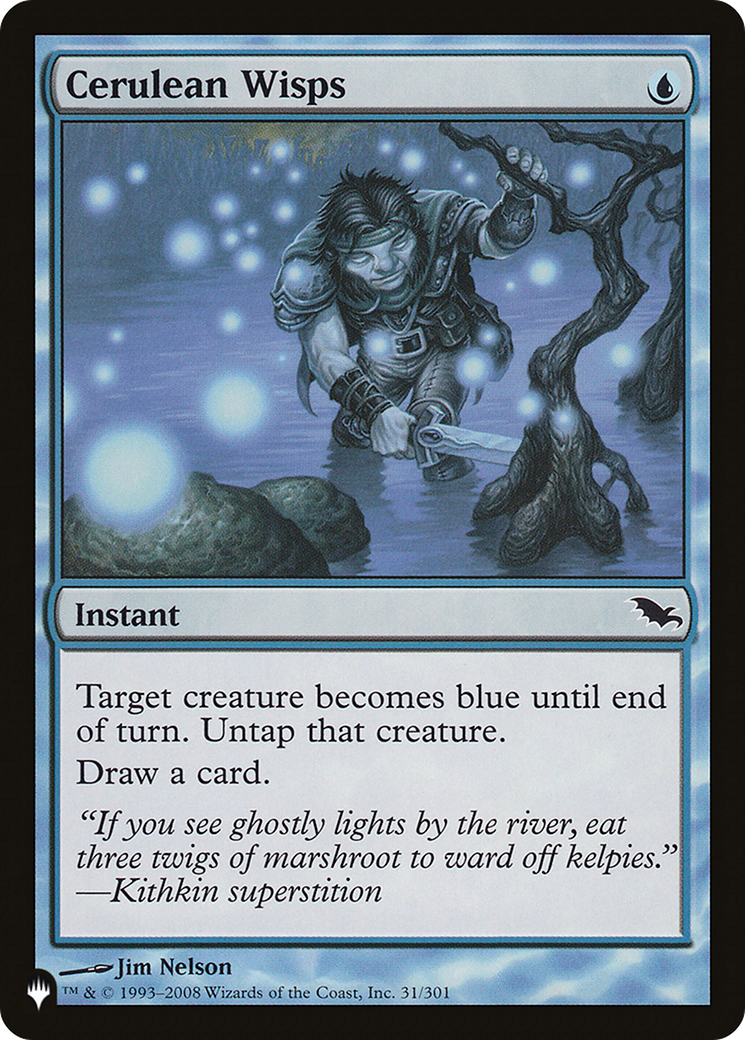 Cerulean Wisps [The List] | Jomio and Rueliete's Cards and Comics