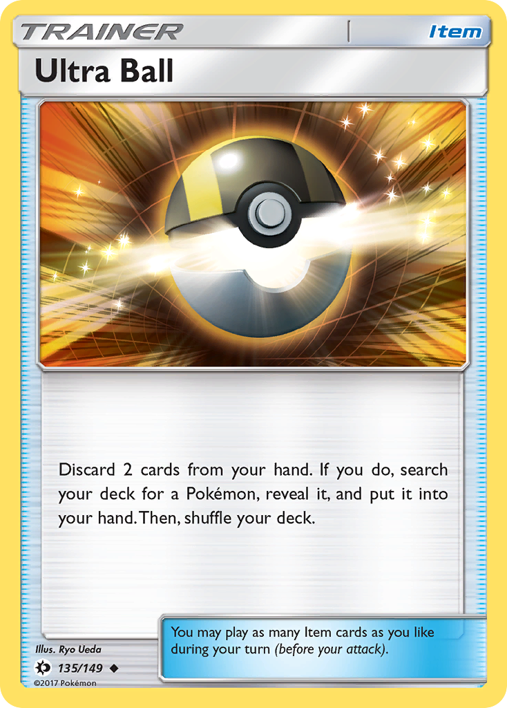 Ultra Ball (135/149) [Sun & Moon: Base Set] | Jomio and Rueliete's Cards and Comics