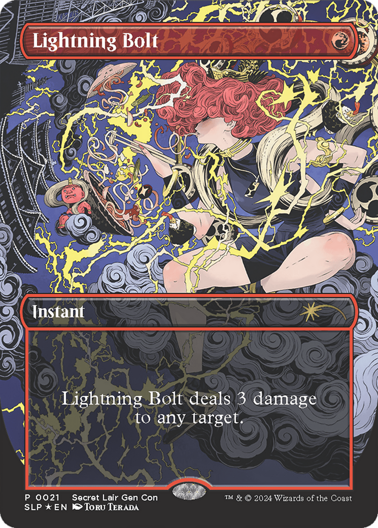Lightning Bolt [Secret Lair Showdown] | Jomio and Rueliete's Cards and Comics