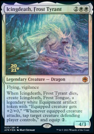 Icingdeath, Frost Tyrant [Dungeons & Dragons: Adventures in the Forgotten Realms Prerelease Promos] | Jomio and Rueliete's Cards and Comics