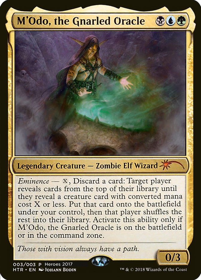 M'Odo, the Gnarled Oracle [Heroes of the Realm] | Jomio and Rueliete's Cards and Comics