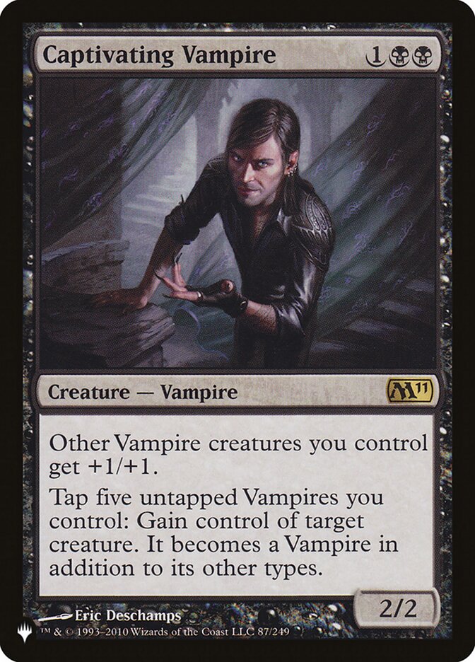 Captivating Vampire [The List] | Jomio and Rueliete's Cards and Comics