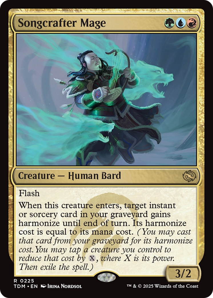 Songcrafter Mage [Tarkir: Dragonstorm] | Jomio and Rueliete's Cards and Comics