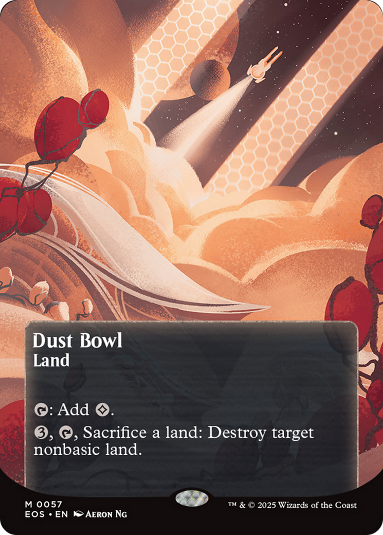Dust Bowl (0057) (Borderless) [Edge of Eternities: Stellar Sights] | Jomio and Rueliete's Cards and Comics