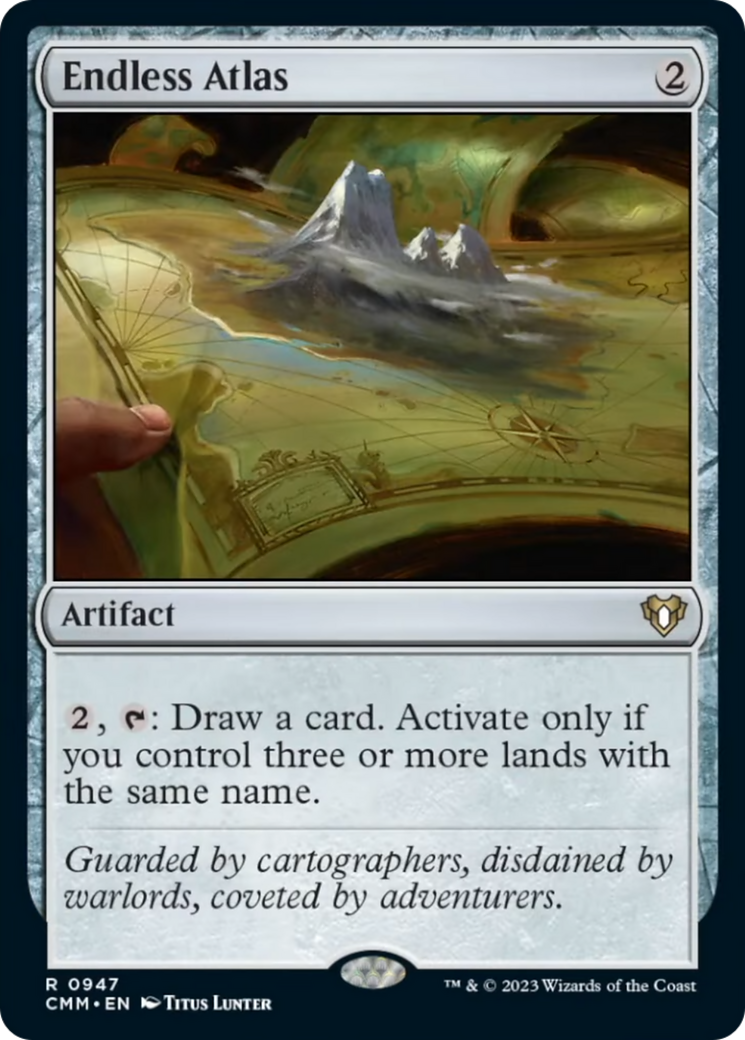 Endless Atlas [Commander Masters] | Jomio and Rueliete's Cards and Comics
