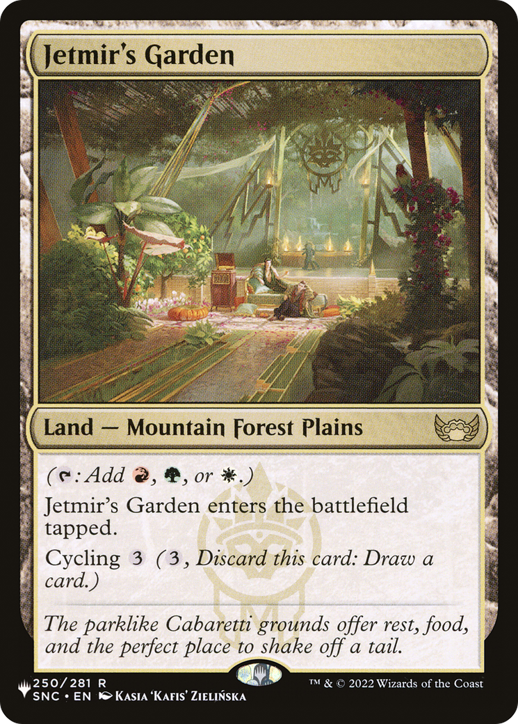 Jetmir's Garden [The List] | Jomio and Rueliete's Cards and Comics