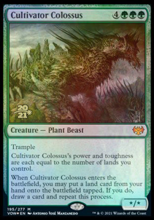 Cultivator Colossus [Innistrad: Crimson Vow Prerelease Promos] | Jomio and Rueliete's Cards and Comics