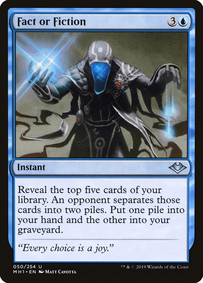 Fact or Fiction [Modern Horizons] | Jomio and Rueliete's Cards and Comics