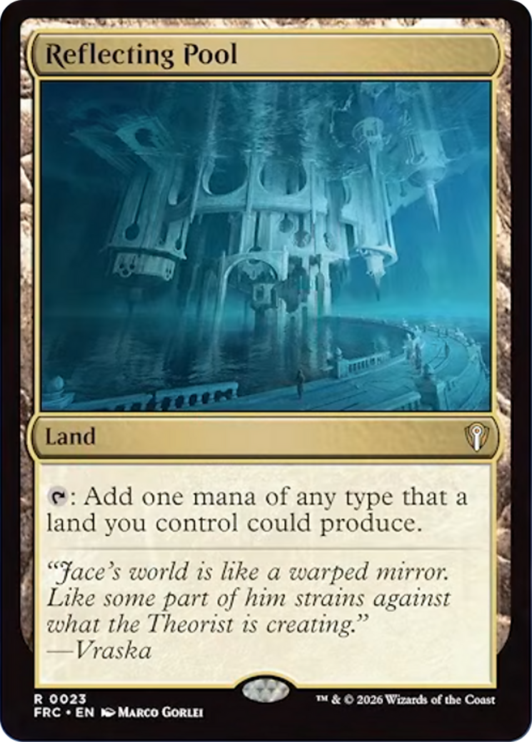 Reflecting Pool [Reality Fracture Commander] | Jomio and Rueliete's Cards and Comics