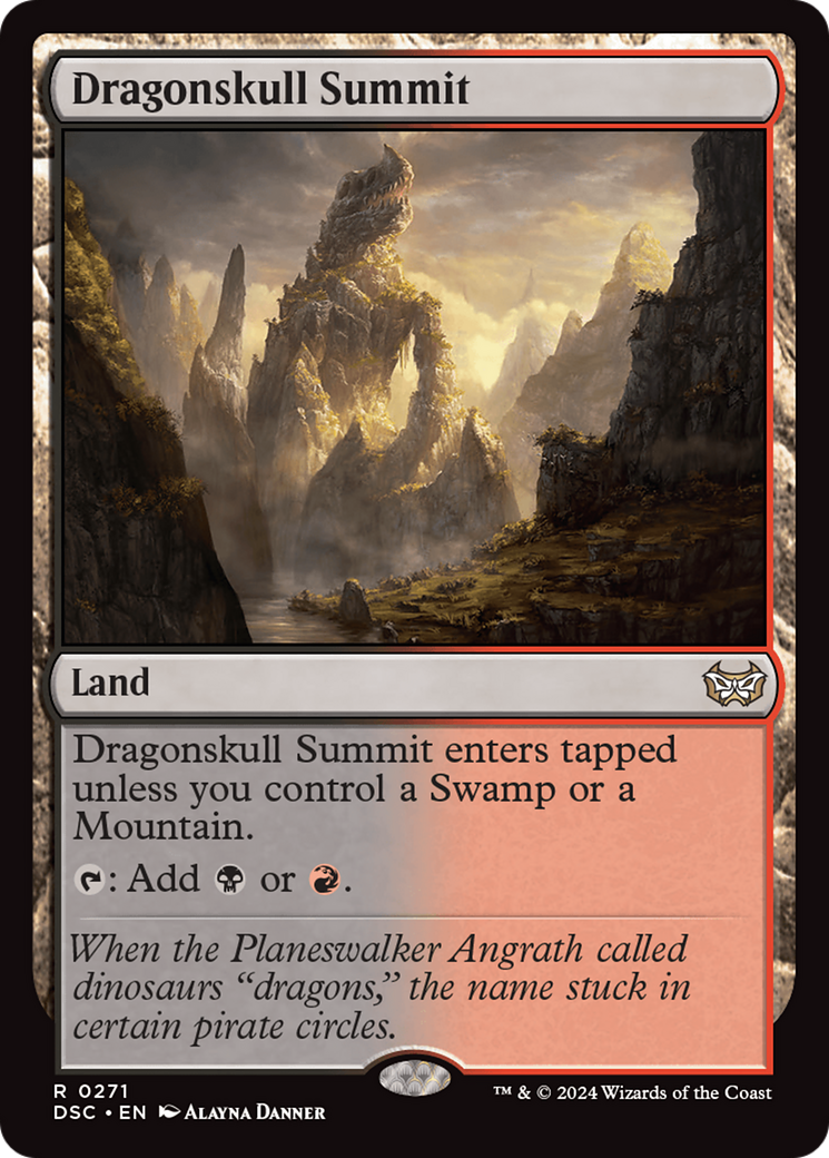 Dragonskull Summit [Duskmourn: House of Horror Commander] | Jomio and Rueliete's Cards and Comics