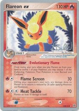 Flareon ex (108/113) (Eeveelutions - Jimmy Ballard) [World Championships 2006] | Jomio and Rueliete's Cards and Comics