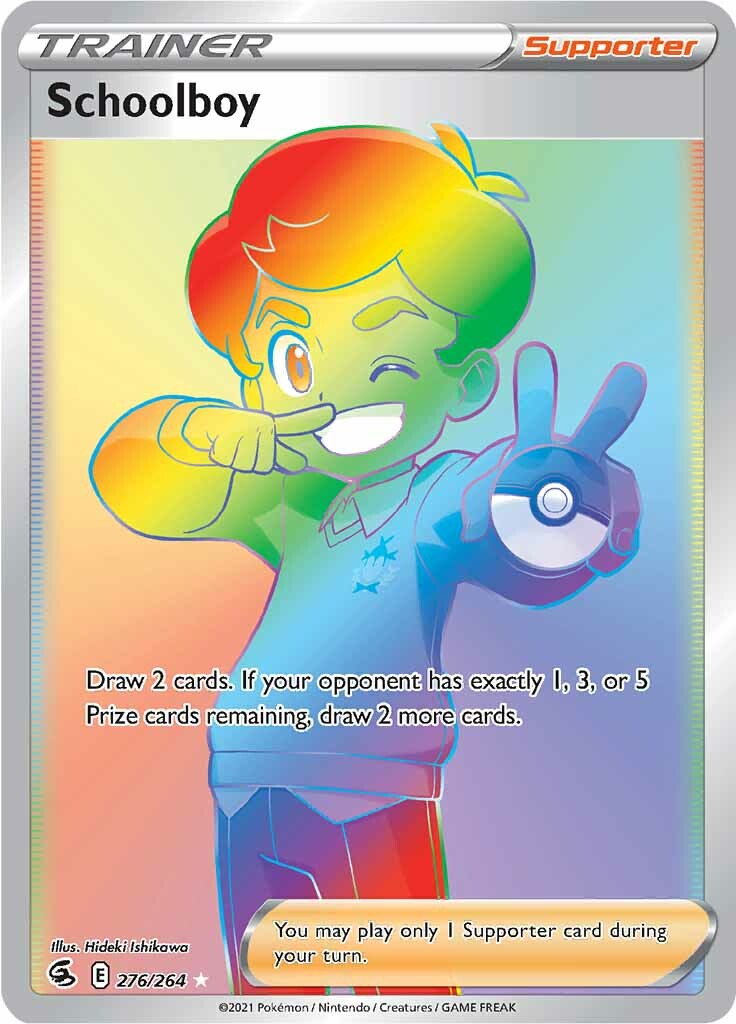 Schoolboy (276/264) [Sword & Shield: Fusion Strike] | Jomio and Rueliete's Cards and Comics