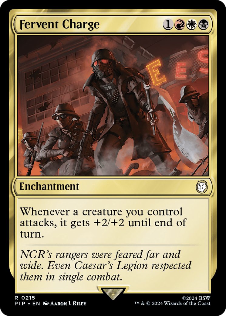 Fervent Charge [Fallout] | Jomio and Rueliete's Cards and Comics