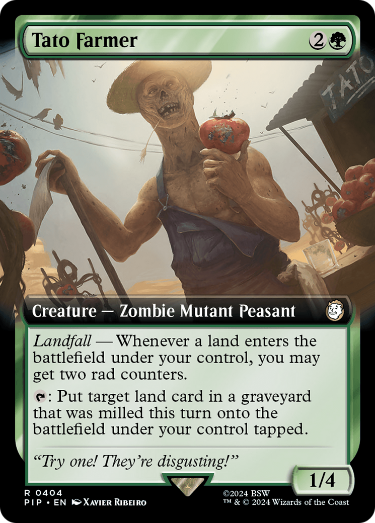 Tato Farmer (Extended Art) [Fallout] | Jomio and Rueliete's Cards and Comics