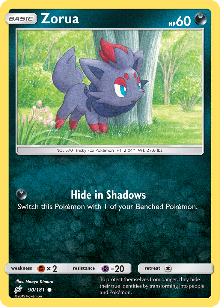 Zorua (90/181) [Sun & Moon: Team Up] | Jomio and Rueliete's Cards and Comics