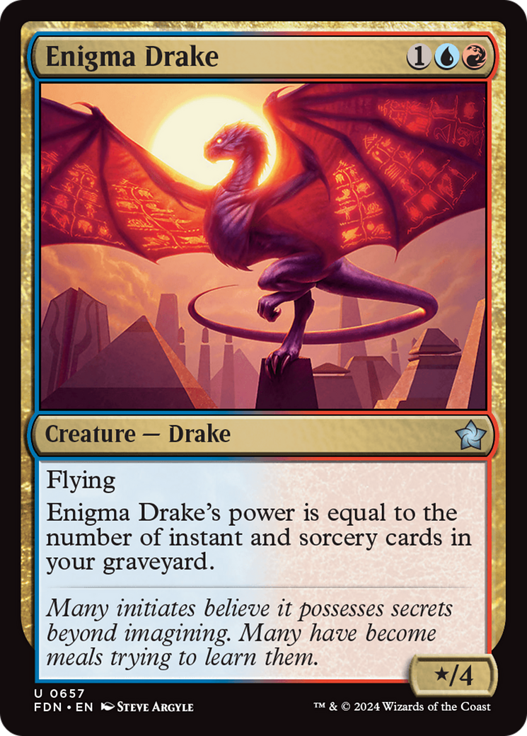 Enigma Drake [Foundations] | Jomio and Rueliete's Cards and Comics