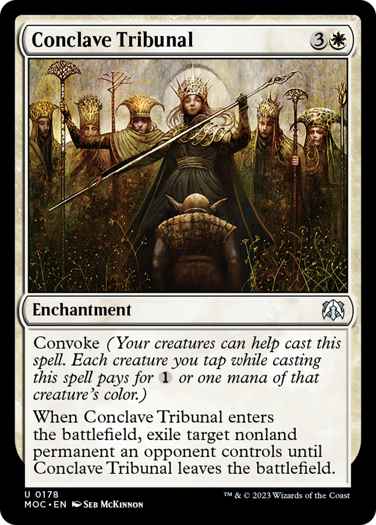 Conclave Tribunal [March of the Machine Commander] | Jomio and Rueliete's Cards and Comics