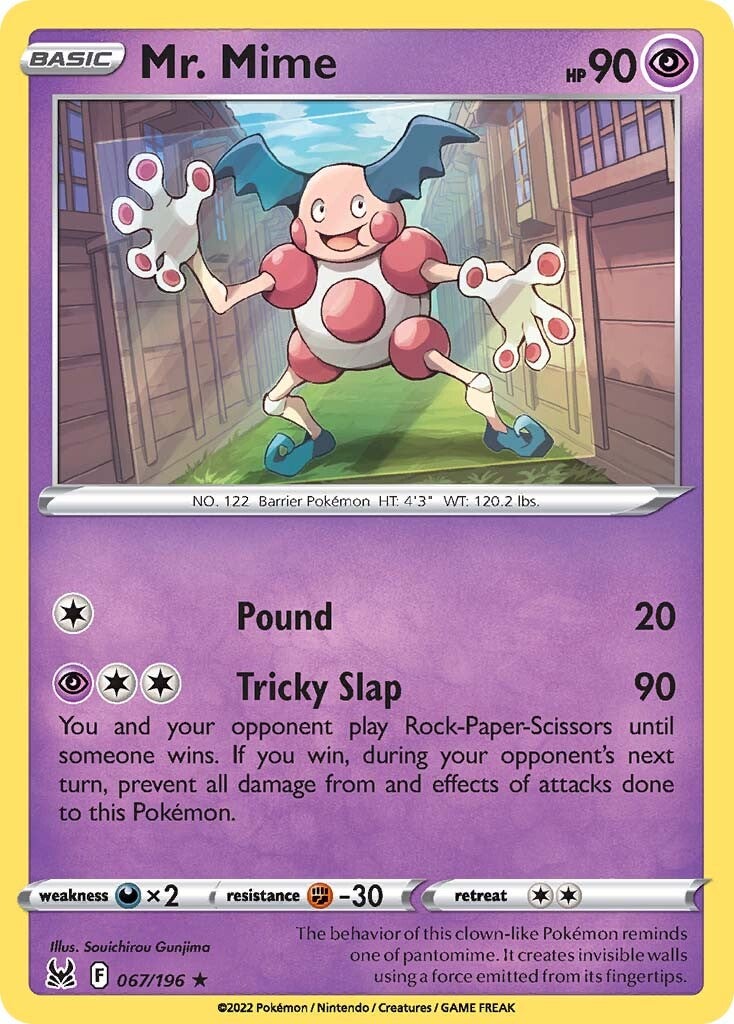 Mr. Mime (067/196) [Sword & Shield: Lost Origin] | Jomio and Rueliete's Cards and Comics