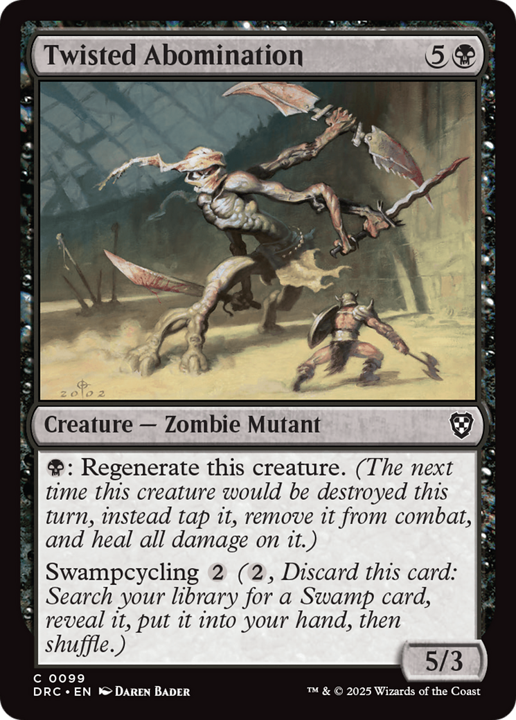 Twisted Abomination [Aetherdrift Commander] | Jomio and Rueliete's Cards and Comics