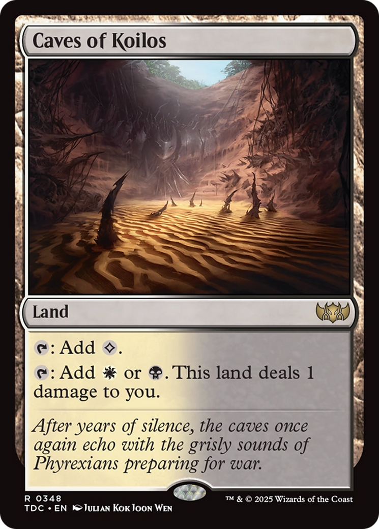 Caves of Koilos [Tarkir: Dragonstorm Commander] | Jomio and Rueliete's Cards and Comics
