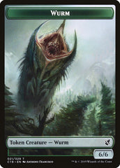 Beast (013) // Wurm Double-Sided Token [Commander 2019 Tokens] | Jomio and Rueliete's Cards and Comics