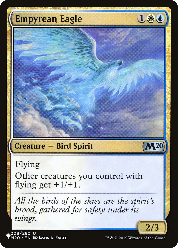 Empyrean Eagle [The List] | Jomio and Rueliete's Cards and Comics