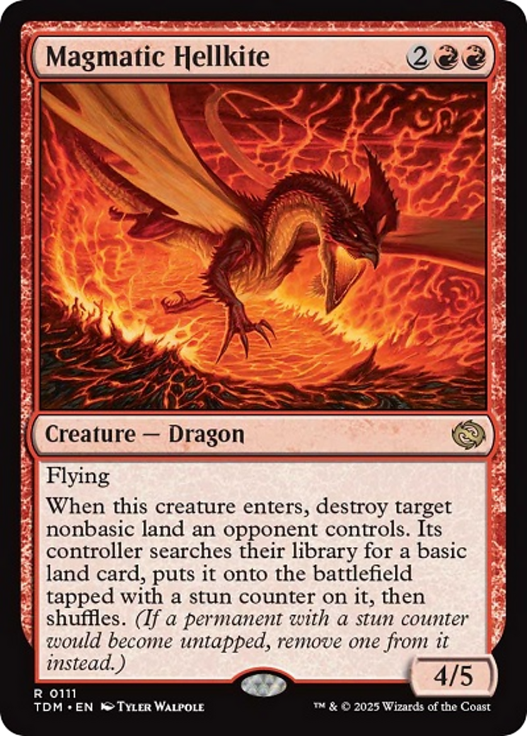 Magmatic Hellkite [Tarkir: Dragonstorm] | Jomio and Rueliete's Cards and Comics